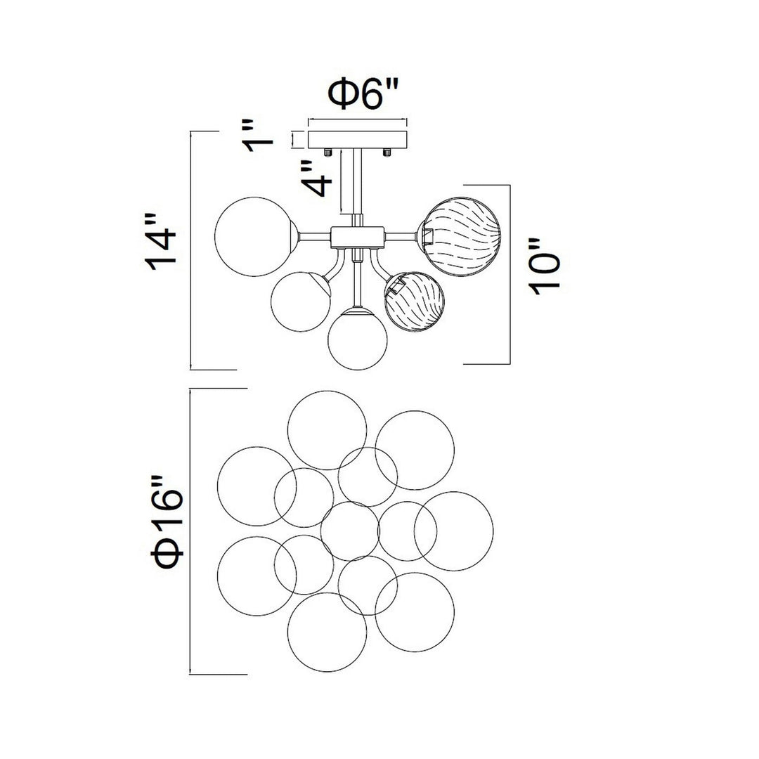 Pallocino - Flush Mount