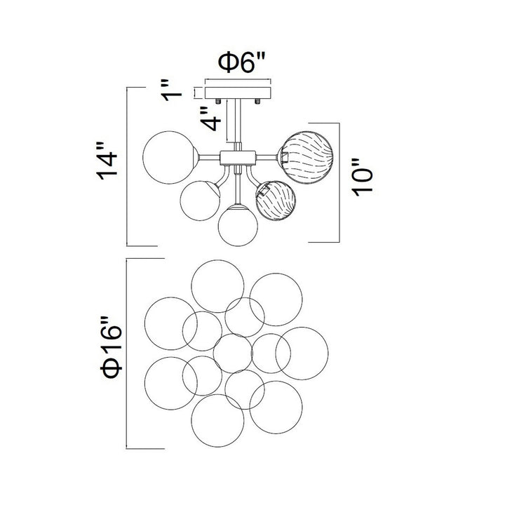 Pallocino - Flush Mount