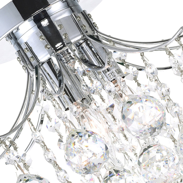 Princess - Flush Mount with Crystals