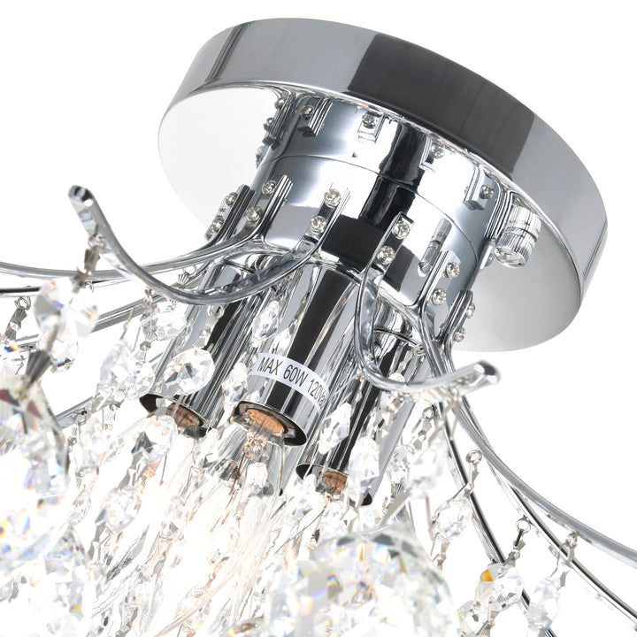 Princess - Flush Mount with Crystals