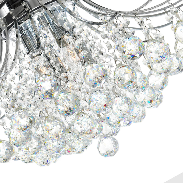 Princess - Flush Mount with Crystals