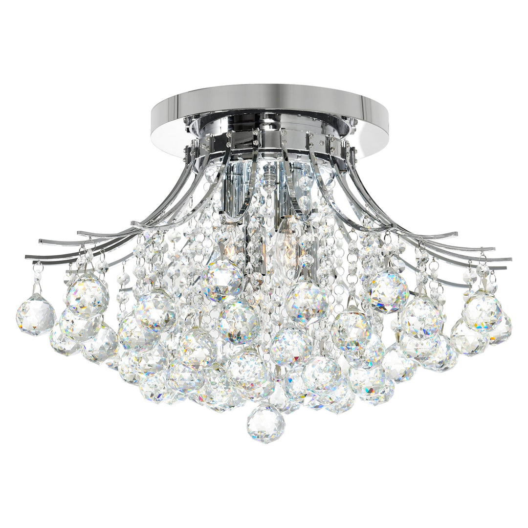 Princess - Flush Mount with Crystals