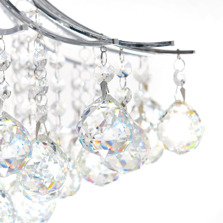 Princess - Flush Mount with Crystals