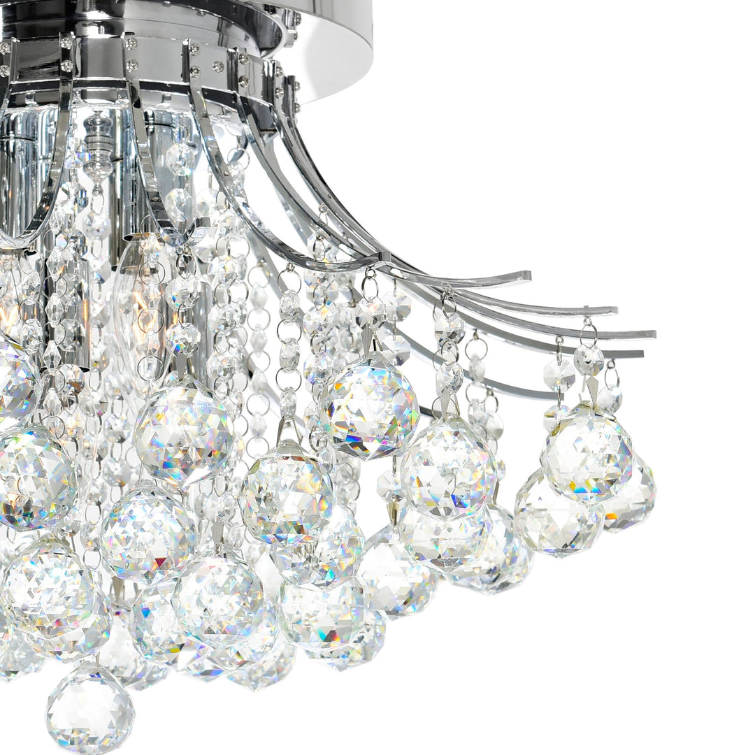 Princess - Flush Mount with Crystals