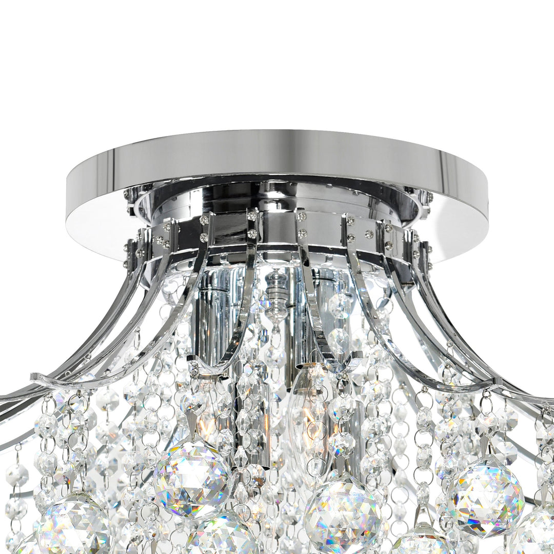 Princess - Flush Mount with Crystals
