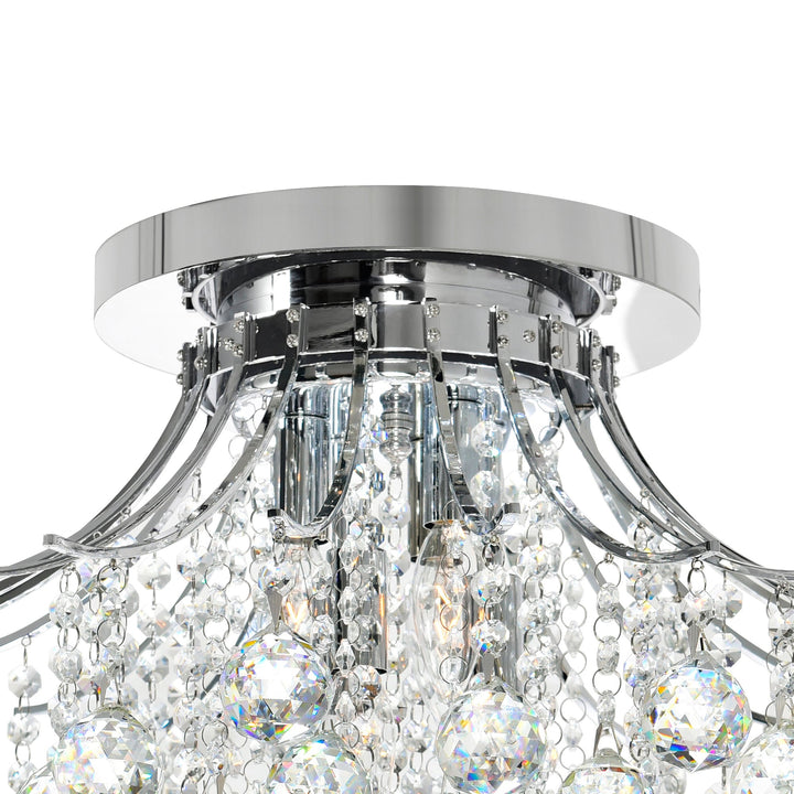 Princess - Flush Mount with Crystals