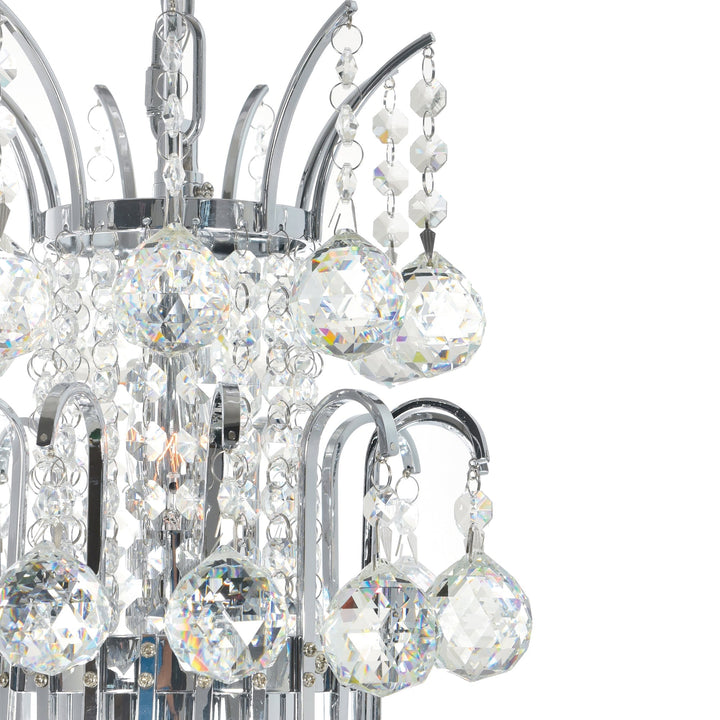Princess - Chandelier with Crystals by CWI Lighting - view 6