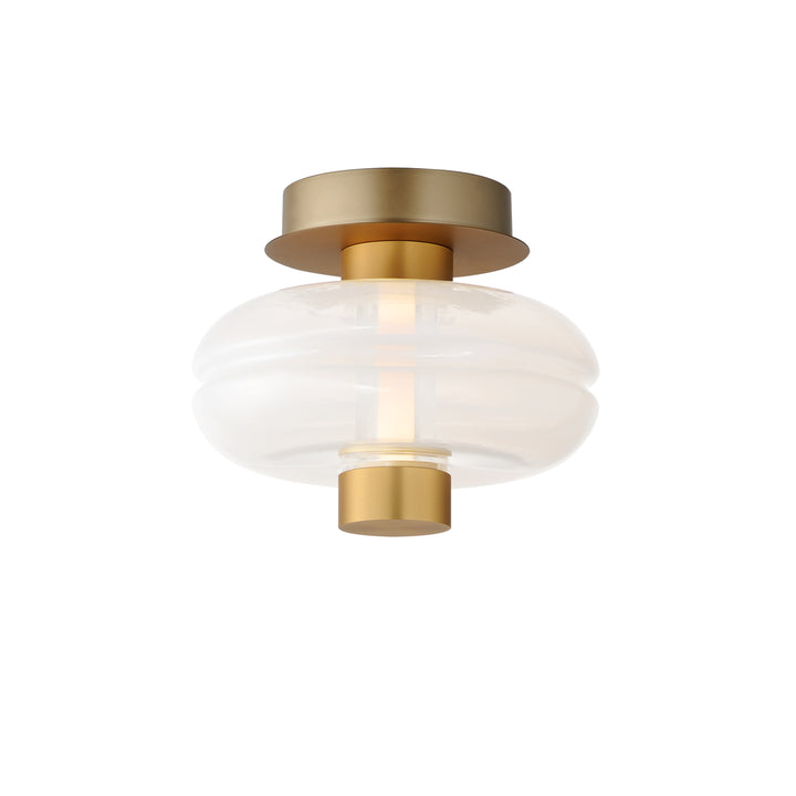 Gusto LED Wall Sconce / Flush Mount in Gold by Studio M