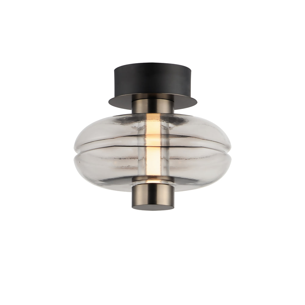 Gusto LED Wall Sconce / Flush Mount in Gunmetal by Studio M