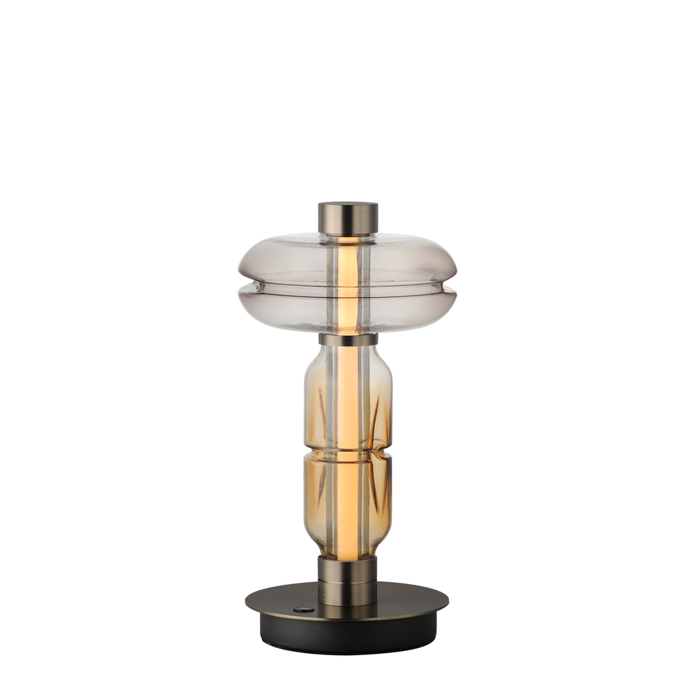 Gusto 20" LED Table Lamp in Gunmetal by Studio M