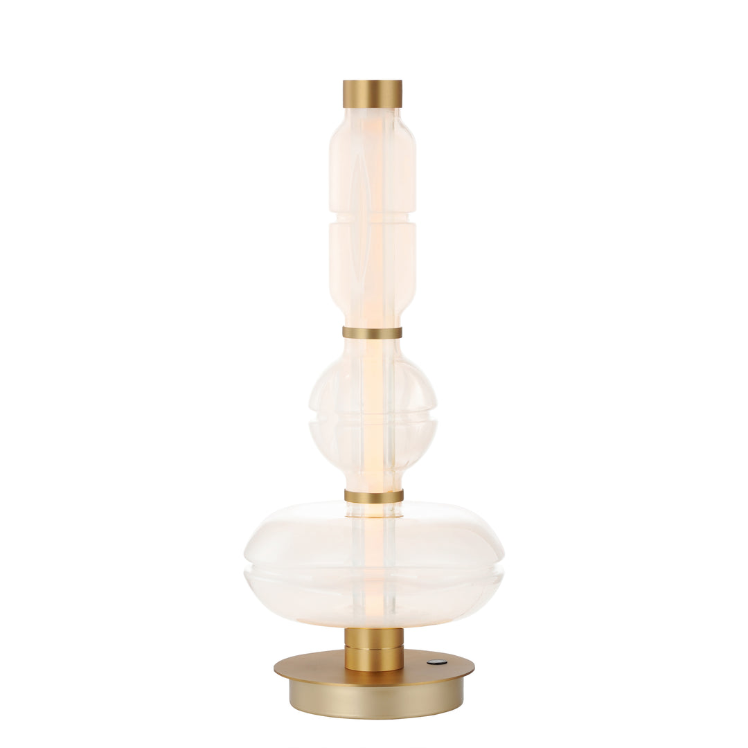 Gusto 28" LED Table Lamp in Gold by Studio M