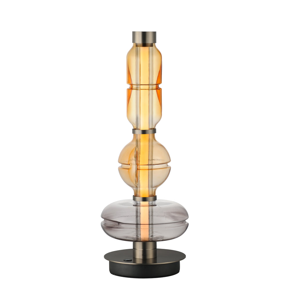 Gusto 28" LED Table Lamp in Gunmetal by Studio M