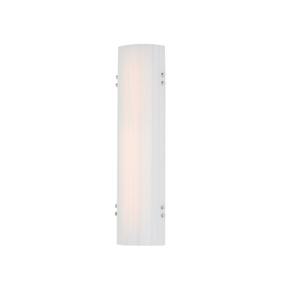 Facets 24" LED Bath Vanity - CCT Select in Polished Nickel by Studio M