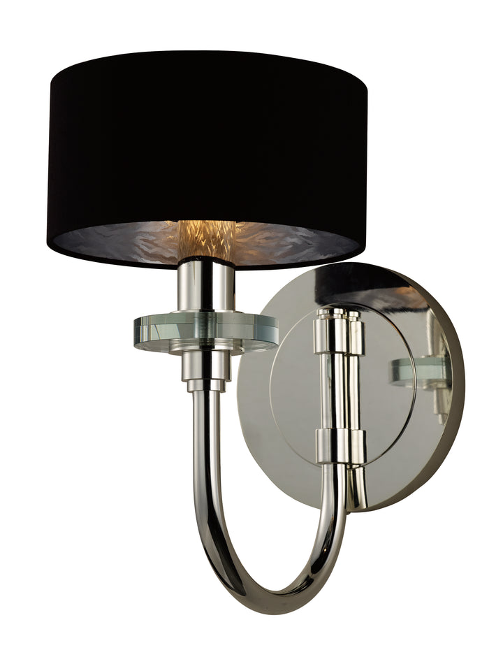 Manhattan 1-Light Wall Sconce in Plated Silver by Studio M