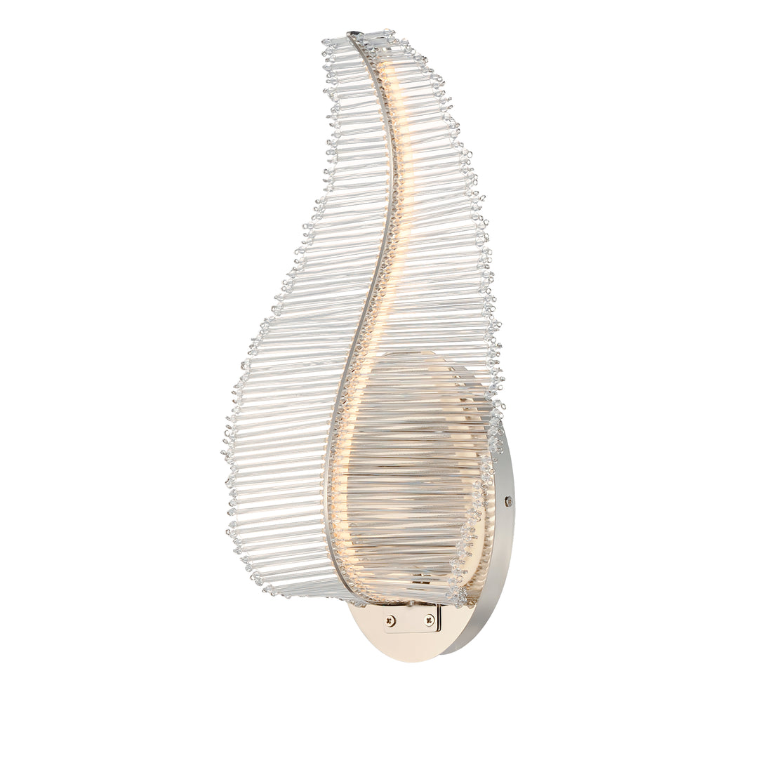 Lillet 1-Light LED Wall Sconce in Polished Nickel by Studio M