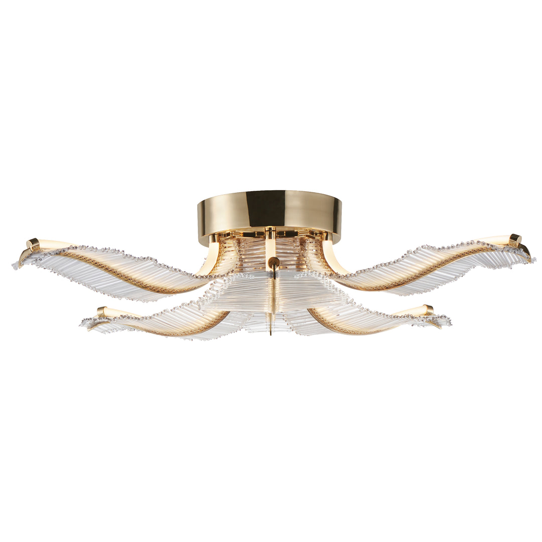 Lillet 6-Light LED Flush Mount in Gold by Studio M