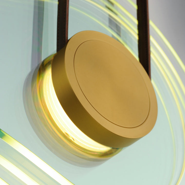 Stratum 2-Light LED Pendant by Studio M - view 7