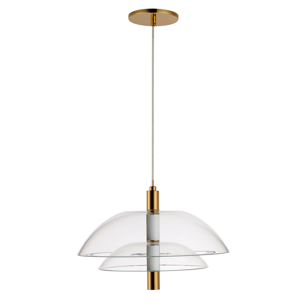 Arya Single Pendant in French Gold by Studio M