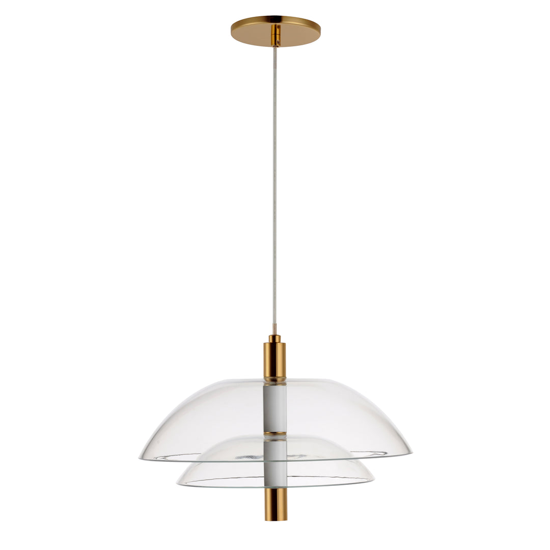 Arya Single Pendant in French Gold by Studio M