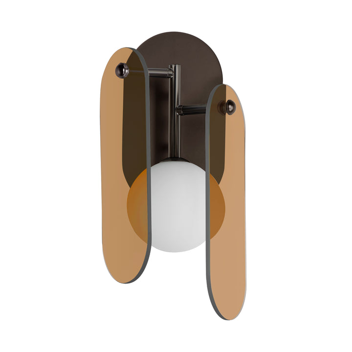 Megalith LED Wall Sconce in Brushed Bronze by Studio M