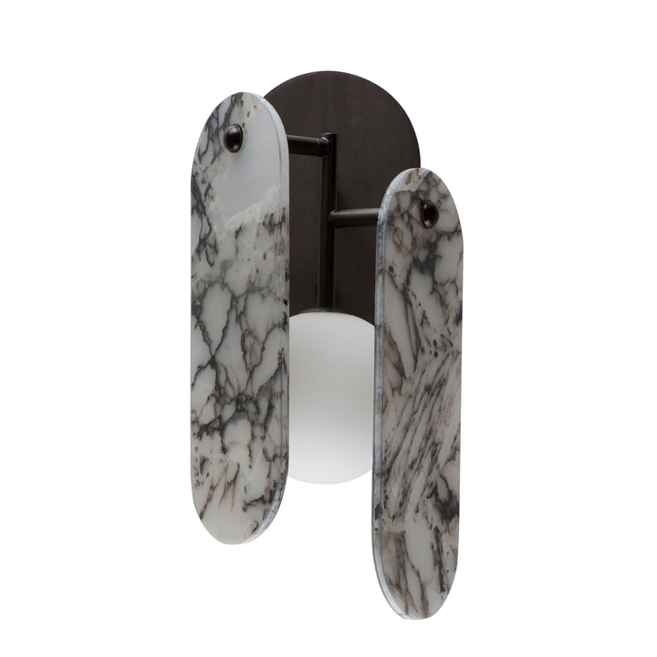 Megalith LED Wall Sconce in Brushed Bronze by Studio M