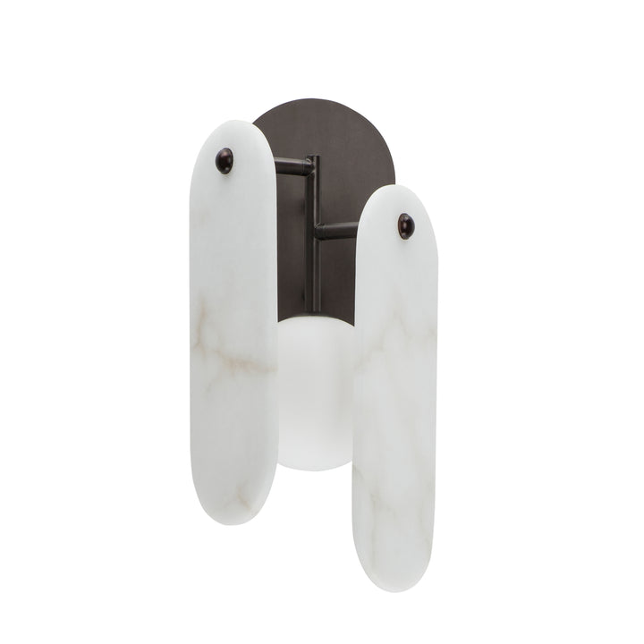 Megalith LED Wall Sconce in Brushed Bronze by Studio M
