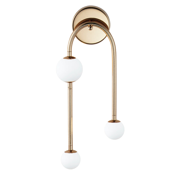 Alina 3-Light LED Wall Sconce in French Gold by Studio M