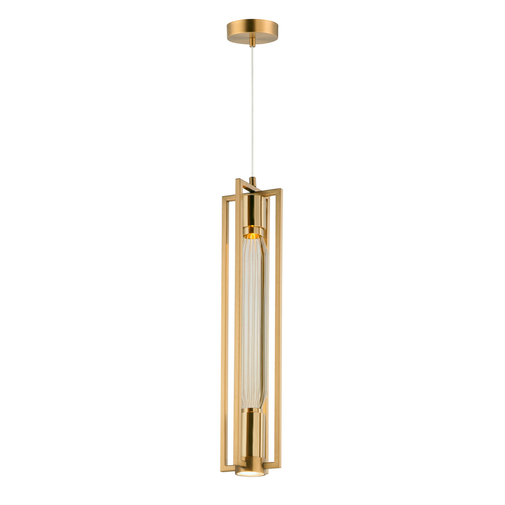 Zeppelin LED Pendant in Heritage by Studio M