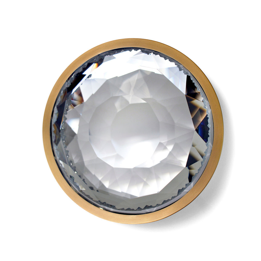 Medallion 1-Light LED Sconce in Gold by Studio M