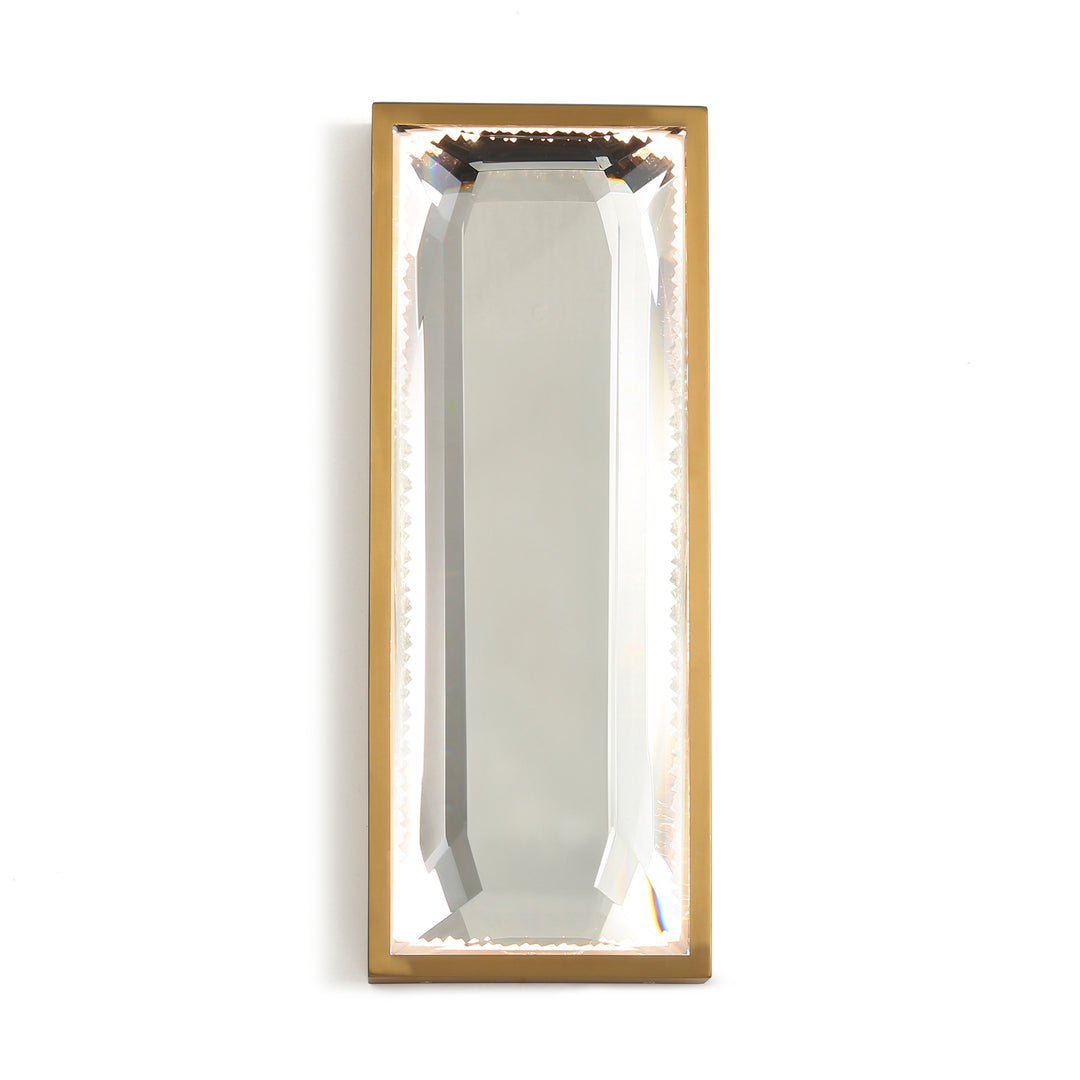 Medallion 1-Light Linear LED Sconce in Gold by Studio M