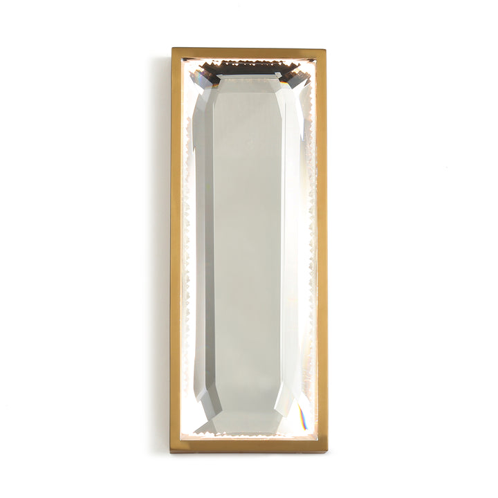 Medallion 1-Light Linear LED Sconce in Gold by Studio M