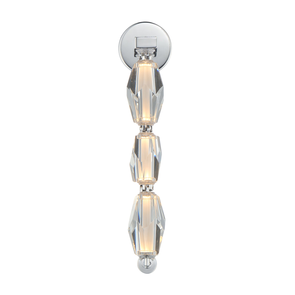 Dolce Vita 17" LED Wall Sconce in Polished Chrome by Studio M