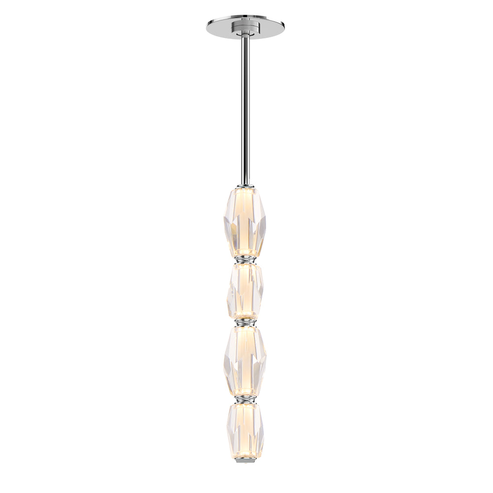 Dolce Vita 22" LED Pendant in Polished Nickel by Studio M