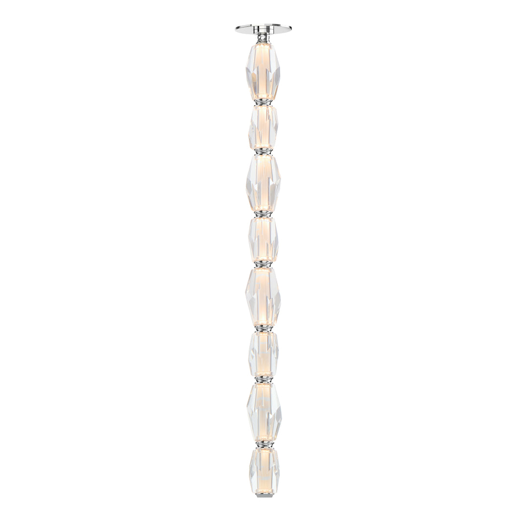 Dolce Vita 48" LED Pendant in Polished Chrome by Studio M