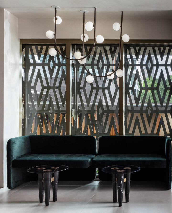 Contour 14-Light Fixed Stem Ceiling Light by Studio M - view 15