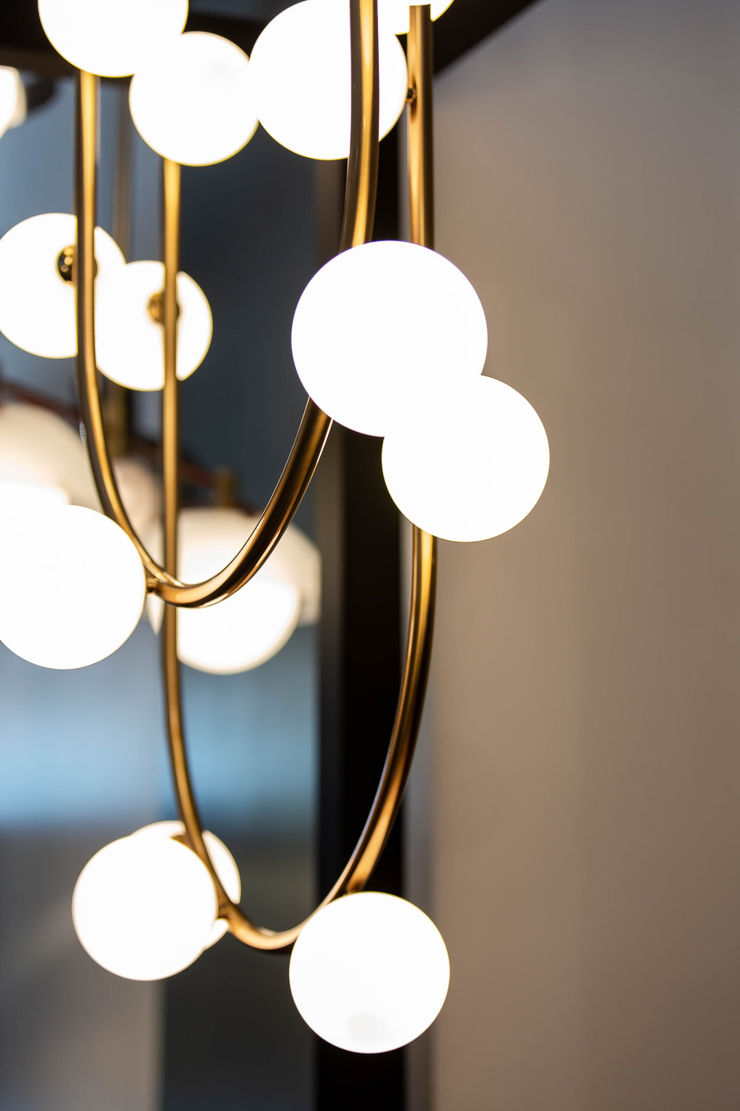 Contour 14-Light Fixed Stem Ceiling Light by Studio M - view 19