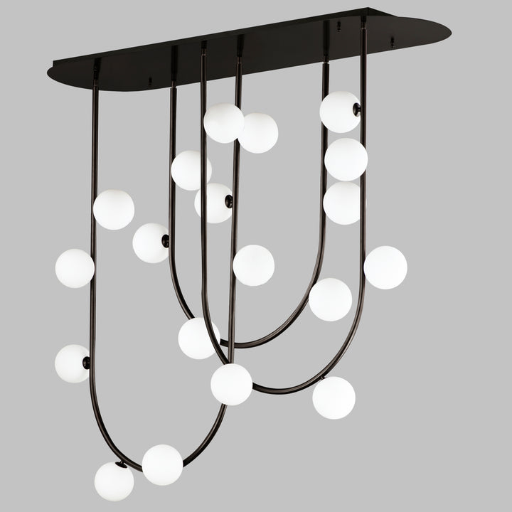 Contour 19-Light Fixed Stem Ceiling Light by Studio M - view 4