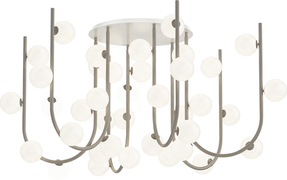 Contour MTO 36-Light Fixed Pendant in Taupe by Studio M