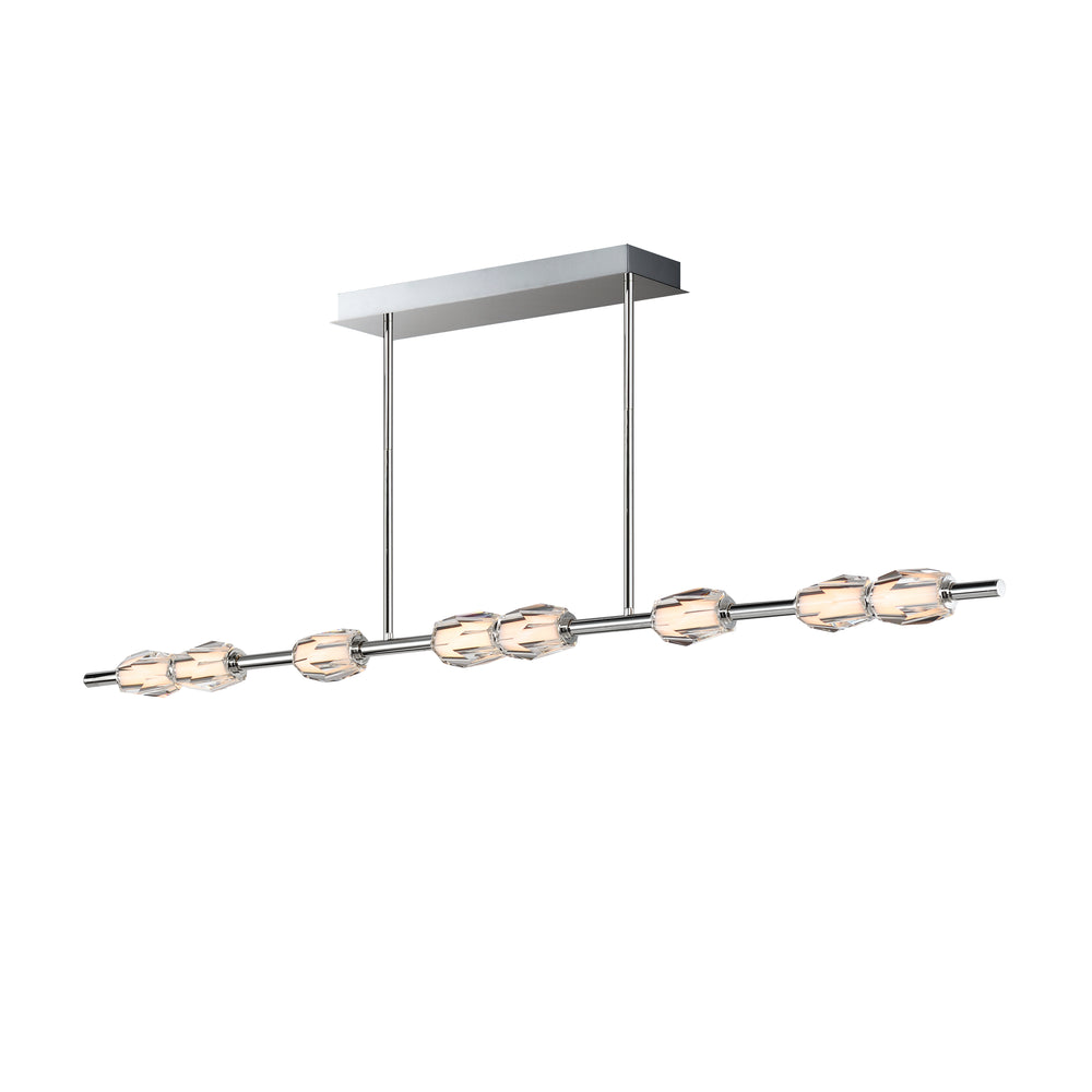 Dolce Vita 60" LED Pendant in Polished Nickel by Studio M