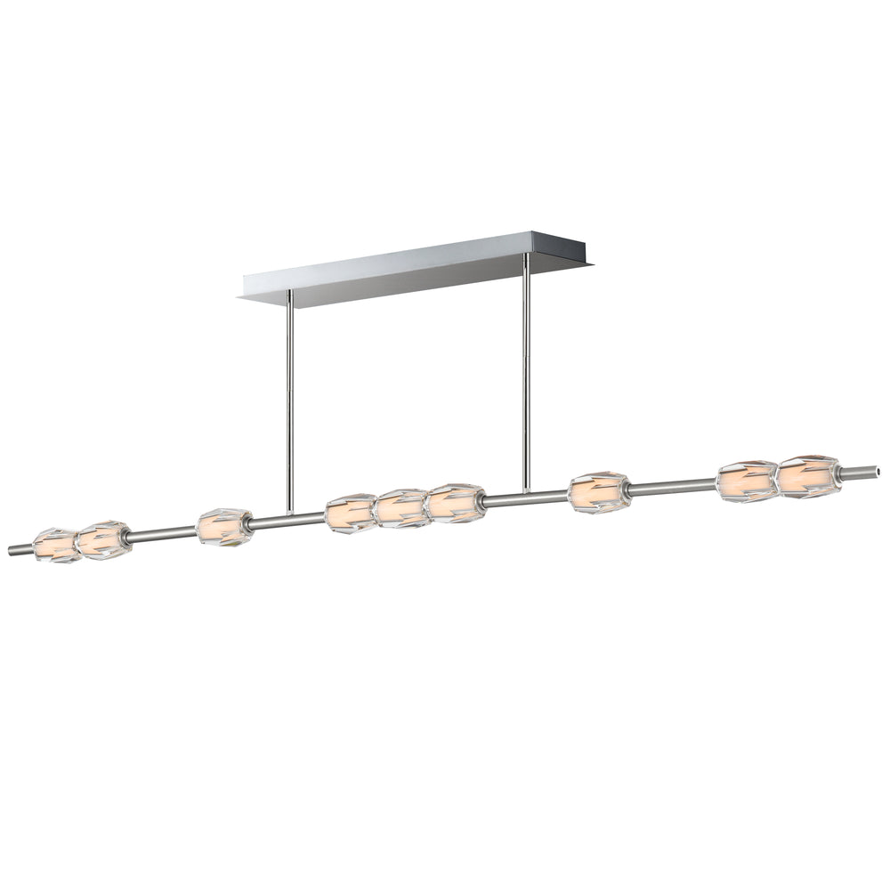 Dolce Vita 72" LED Pendant in Polished Nickel by Studio M