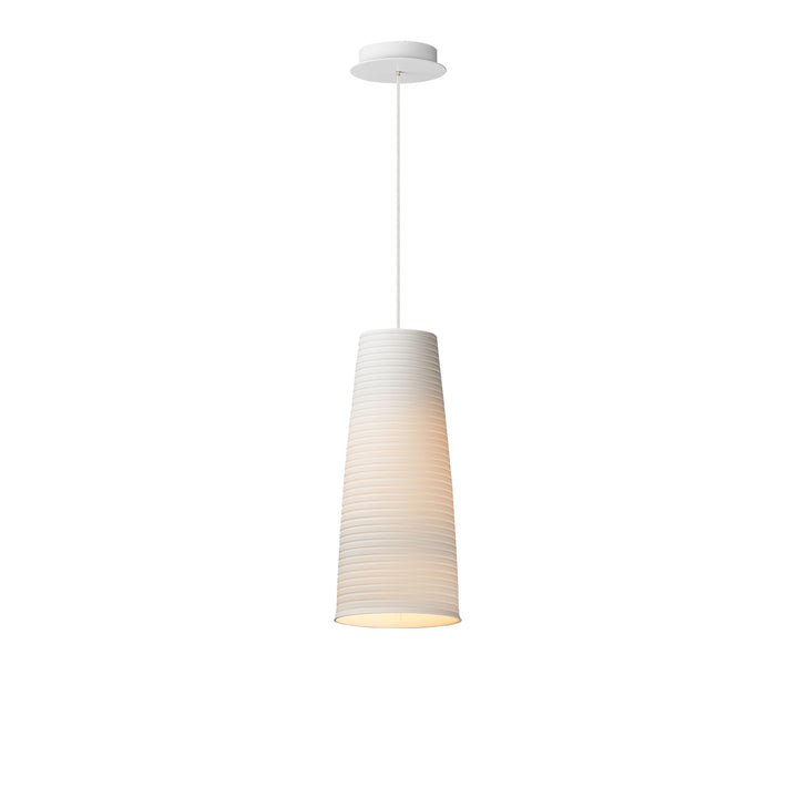 Stream LED Mini Pendant in White by Studio M