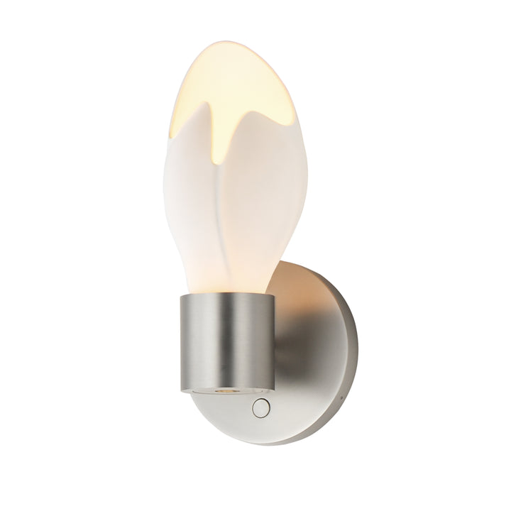Burgeon LED Wall Sconce in Satin Nickel by Studio M