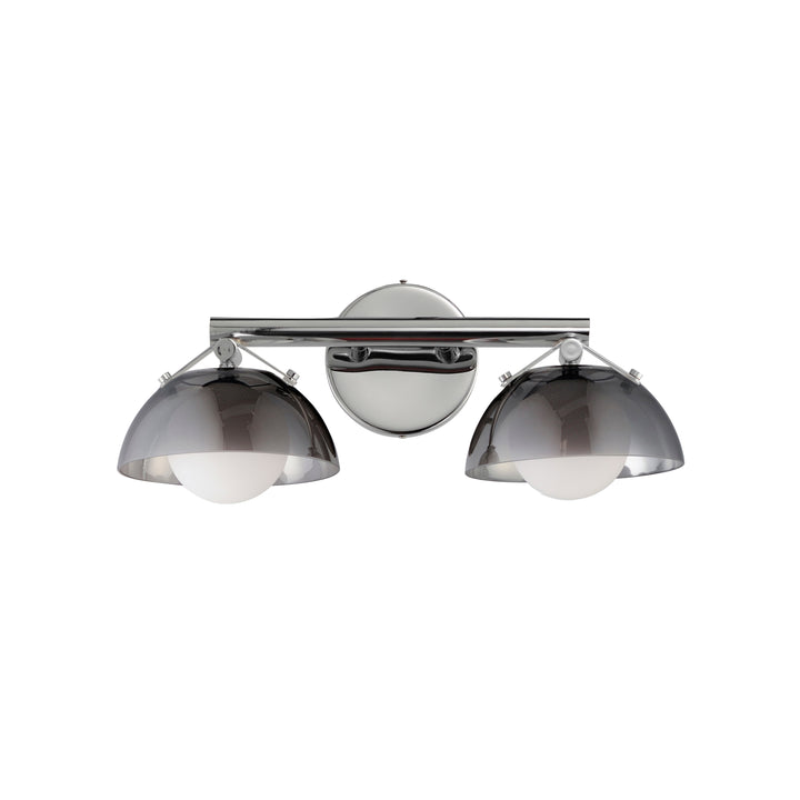Domain 2-Light Wall Sconce in Polished Chrome by Studio M