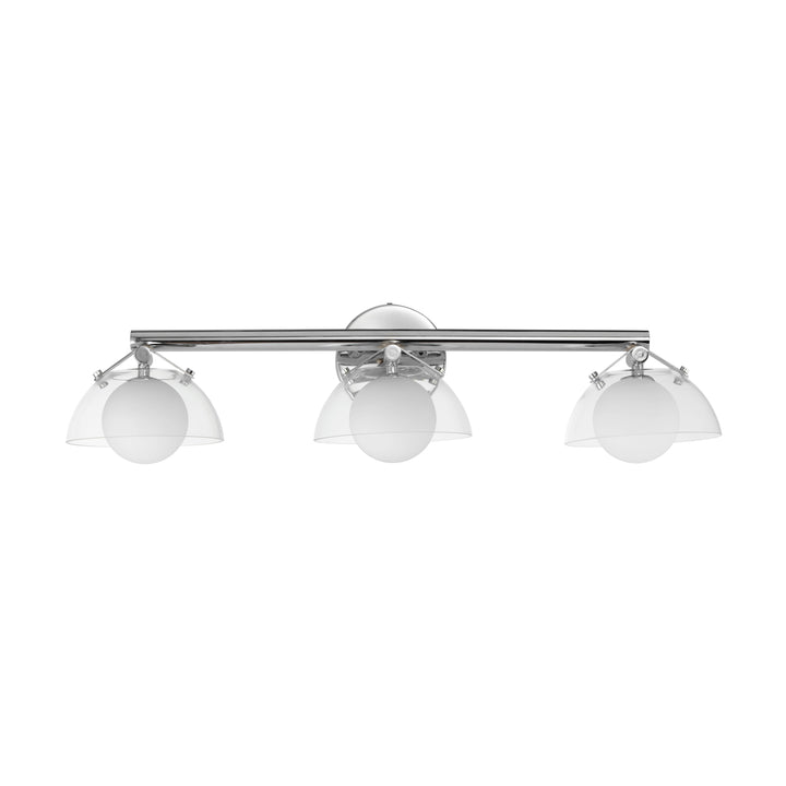 Domain 3-Light Wall Sconce in Polished Chrome by Studio M