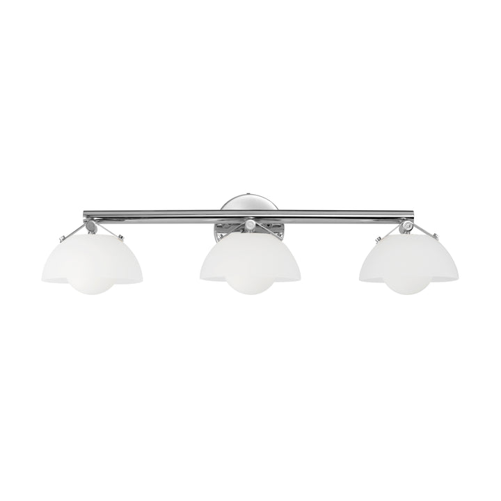 Domain 3-Light Wall Sconce in Polished Chrome by Studio M