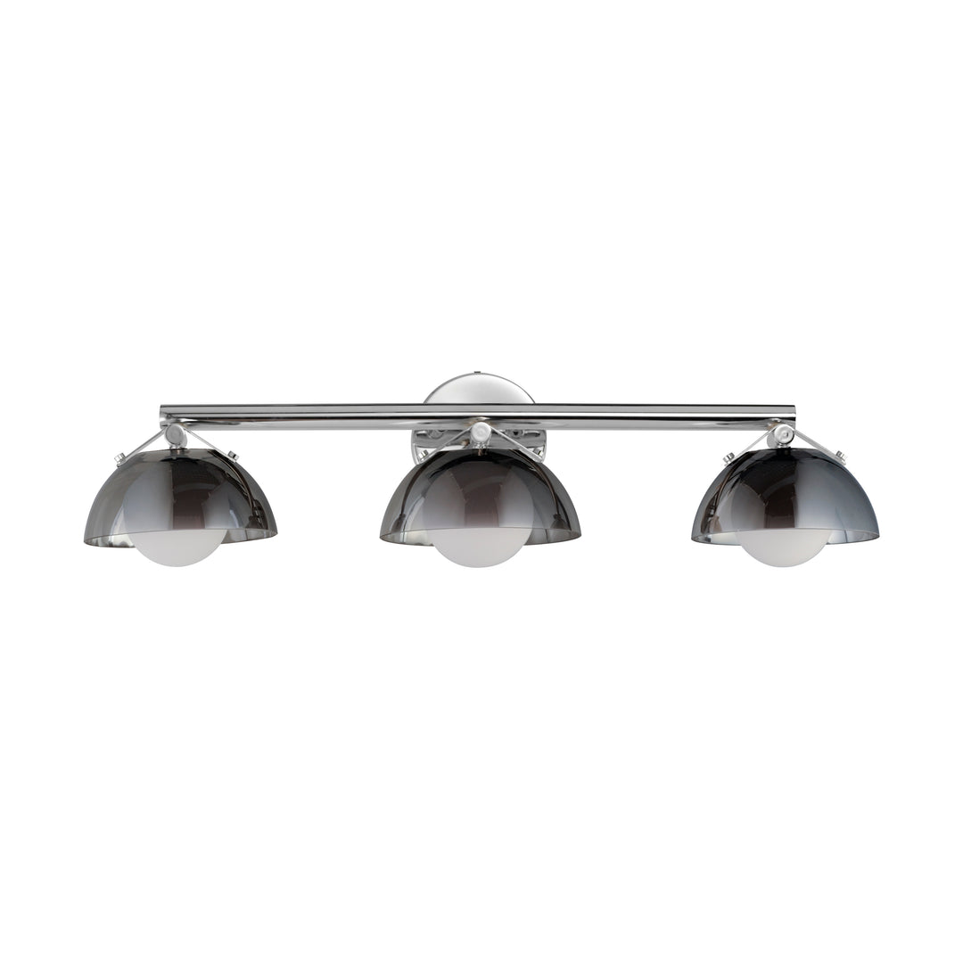 Domain 3-Light Wall Sconce in Polished Chrome by Studio M