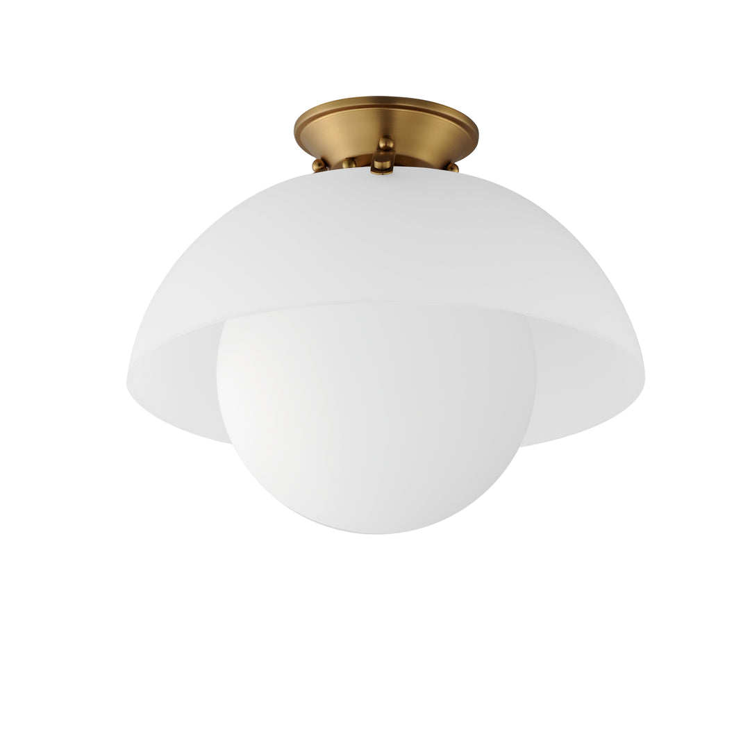 Domain 14" Semi Flush Mount