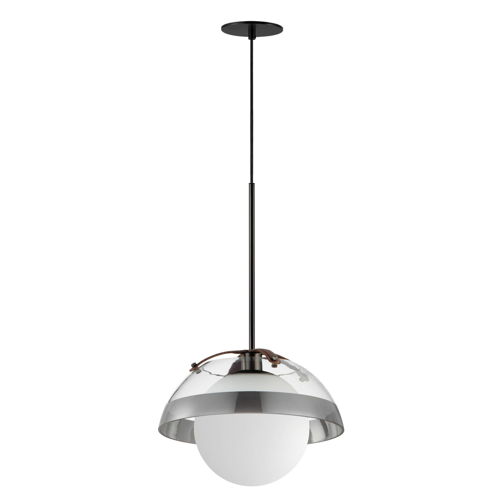Domain 14" Pendant in Gunmetal by Studio M
