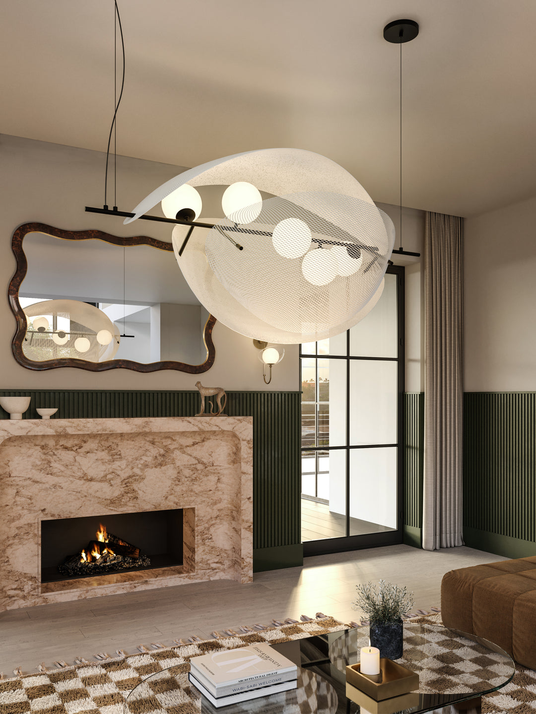 Chips 5-Light Linear Pendant by Studio M - view 10