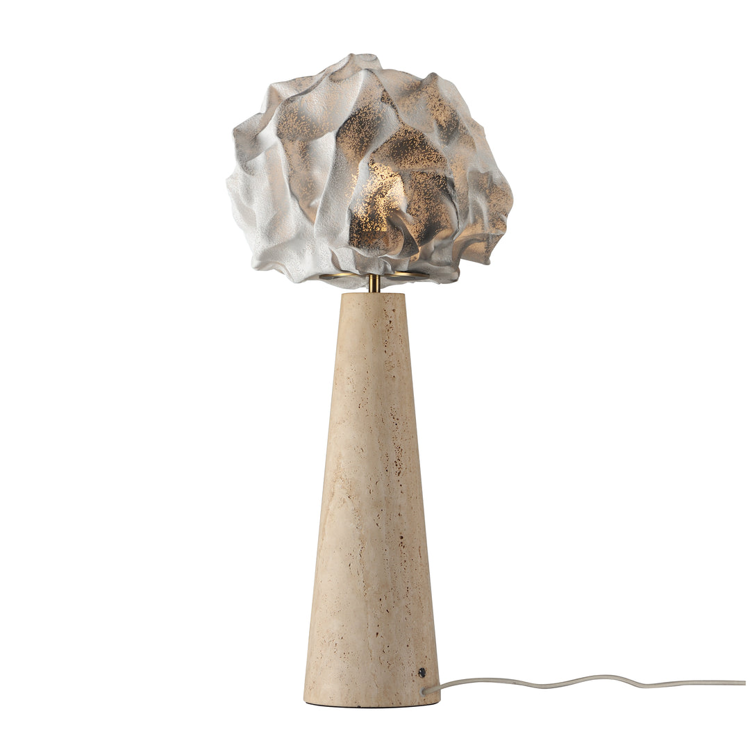 Shroud Table Lamp in Natural Aged Brass by Studio M